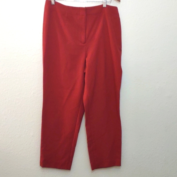 SLIGHTLY USED ANN TAYLOR SIZE 12 COLOR BURNT ORANGE DRESS PANTS - Picture 1 of 15